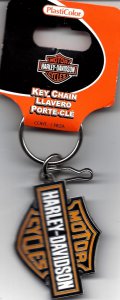 Harley Davidson Color Logo Metal Keychain