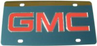 GMC Stainless Steel License Plate