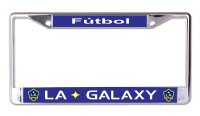Futbol L.A. Galaxy Chrome License Plate Frame