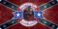 Confederate Railroad Photo License Plate