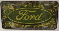 Ford Camouflage License Plate