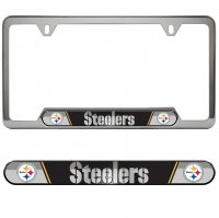 Pittsburgh Steelers Premium Stainless License Plate Frame