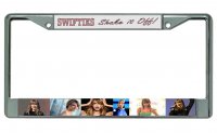 Taylor Swift Swifties Chrome License Plate Frame