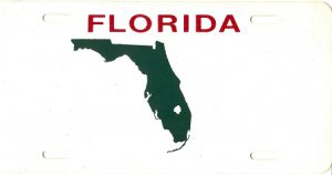 Design It Yourself Florida State Look-Alike Bicycle Plate #5