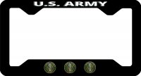 U.S. Army Thin Style License Plate Frame