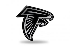 Atlanta Falcons Chrome Auto Emblem