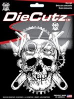 Steampunk Skull Die-Cutz Decal