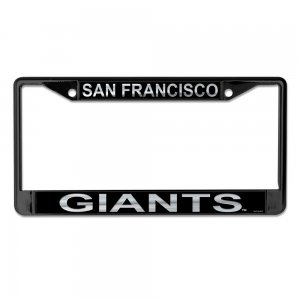 San Francisco Giants Laser Black License Plate Frame