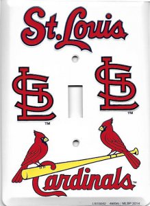 St. Louis Cardinals Light Switch Cover