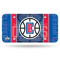 Los Angeles Clippers Metal License Plate