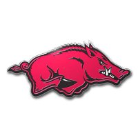 Arkansas Razorbacks Hog Full Color Auto Emblem