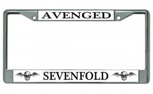 Avenged Sevenfold #2 Chrome License Plate Frame
