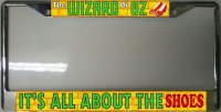 Wizard Of Oz Ruby Slippers Photo License Plate Frame