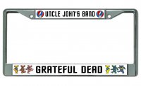 Grateful Dead Uncle John's Band Chrome License Plate Frame