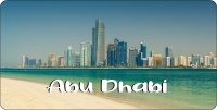 Abu Dhabi Daytime Photo License Plate