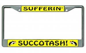 Sufferin Succotash! Sylvester Photo License Plate Frame