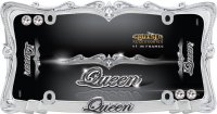 Queen Diamond Bling License Plate Frame