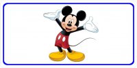 Mickey Mouse Photo License Plate