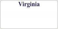 Design It Yourself Custom Virginia State Look-Alike Plate