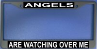 Angels Are Watching Over Me Photo License Plate Frame