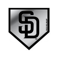 San Diego Padres MLB Plastic Auto Emblem