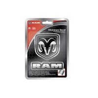 Dodge Ram Shield And Text Aluminum Decal