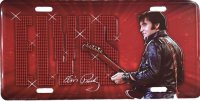 Elvis Presley '68 Metal License Plate