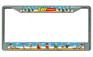 Toy Story Chrome License Plate Frame