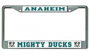 Anaheim Mighty Ducks Chrome License Plate Frame