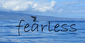 Fearless Whale Ocean Scene Photo License Plate