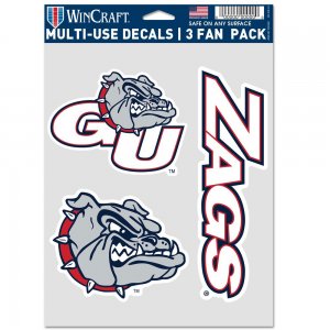Gonzaga Bulldogs 3 Fan Pack Decals