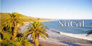 SoCal Beach Scene Photo License Plate