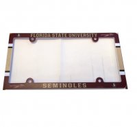 Florida State Seminoles Full Color Plastic License Plate Frame