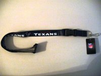 Houston Texans Lanyard With With Neck Safety Latch