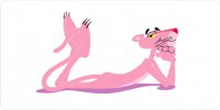 Pink Panther Photo License Plate