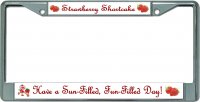 Strawberry Shortcake Fun Filled Day Chrome License Plate Frame