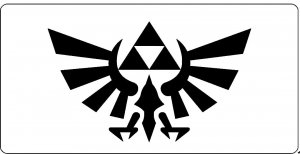 Legend Of Zelda Skyward Sword Logo Photo License Plate