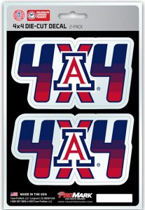 Arizona Wildcats 4x4 Decal Pack