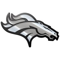 Denver Broncos NFL Metal Auto Emblem