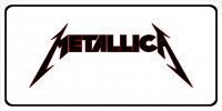 Metallica #3 Photo License Plate