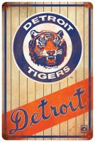 Detroit Tigers Retro Parking Sign