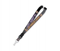 Los Angeles Lakers Black And Gray Lanyard With Safety Latch