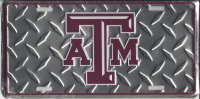 Texas A&M Diamond License Plate