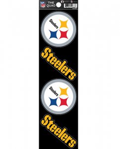 Pittsburgh Steelers Quad Decal Set