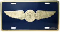 U.S. Navy Aircrew Logo License Plate