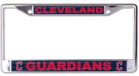 Cleveland Guardians Laser Chrome License Plate Frame
