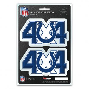 Indianapolis Colts 4x4 Decal Pack