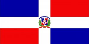 Dominican Republic Flag Photo License Plate