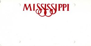Design It Yourself Custom Mississippi State Look-Alike Plate #3