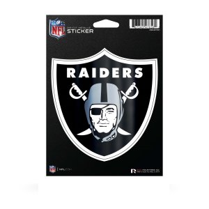 Oakland Raiders Die Cut Metallic Sticker